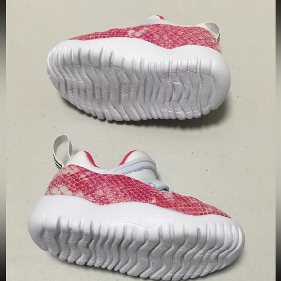 AIR JORDAN 11 RETRO LITTLE FLEX TD "WATERMELON" INFANT SZ. 4c BQ7104-106 - Picture 10 of 11